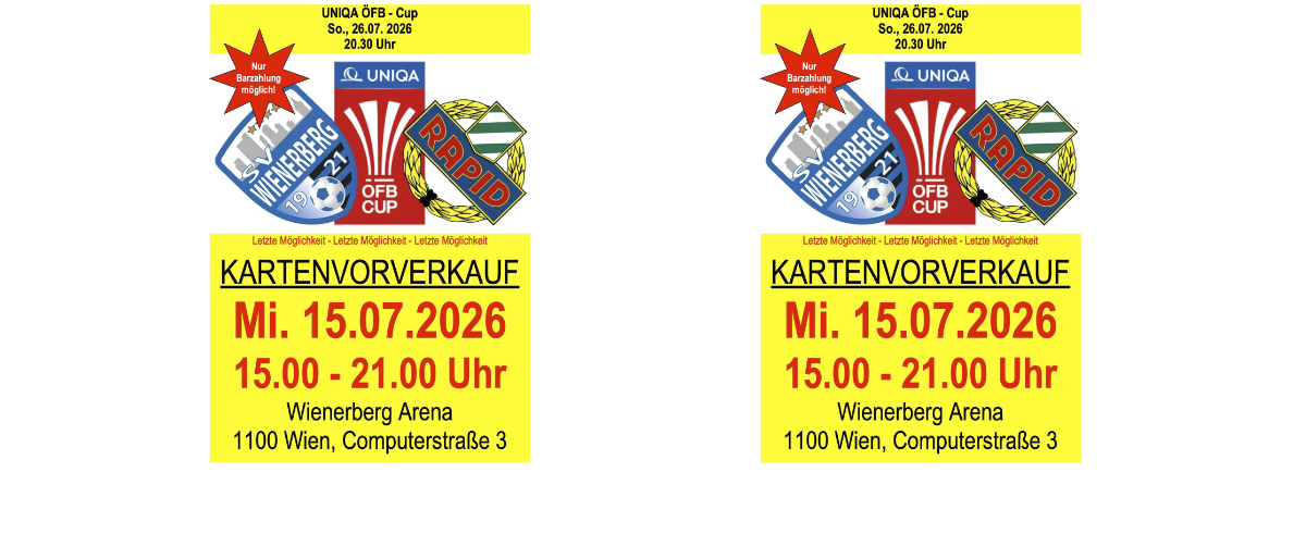 Permalink auf:UNIQA ÖFB Cup 1. Runde: Vorverkauf